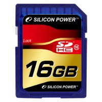   Micro Secure Digital Card 16Gb SDHC Class10 Silicon Power+  Retail