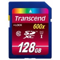   Transcend   Microsdxc 128Gb Class 10 Uhs-I, Sd adapter (Ts128Gusdu1)