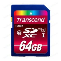   SDXC 64Gb Transcend Class10 UHS-I (TS64GSDXC10U1)