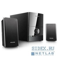  Microlab M500U. :  (2x12W + Subwoofer 16W, MDF/plastic, USB, SD)