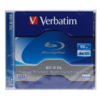   BD-R Verbatim 50  6x Jewel Case ( 43748 ) 1 .