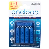  SANYO eneloop HR-4UTGB-5BP-CASE +  BL5 (AAA,750 mAh,5 .  .)