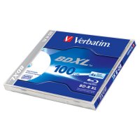  Blu-ray BD-R XL Verbatim 100Gb 4x, 1 , Jewel Case, Printable (43789)