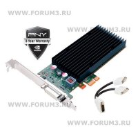   512Mb (PCI-Ex1) PNY Quadro NVS 300 (DDR3, 64 bit, DVI, Low Profile, Reta