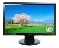  20" Asus VH208N glossy-black 16:9 LED 5ms DVI 50M:1 300cd TFT