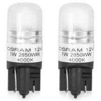    Osram W5W 12V-1W W2,1x9,5d, , 2 . [2850WW-02B]