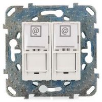 Schneider Electric MGU5.2020.18ZD  Unica   2  RJ45 . 5 ,    