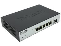  D-Link (DGS-1100-06/ME) 5- 10/100/1000BASE-T 5 10/100/1000Base-T ports and 1 SFP po