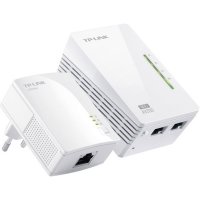  TP-Link TL-WPA2220KIT 300Mbps Wireless AV200 Powerline Extender starter Kit, 200Mbps Powerli