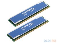  DDR3 16Gb (pc-12800) 1600MHz Kingston HyperX Blu, Kit of 2 (Retail) (KHX1600C10D3B1K2/16G)