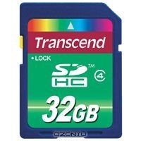   Transcend Secure Digital 32Gb HC Class6 + USB Reader / TS32GSDHC6-P2