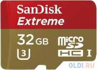   MicroSD 32Gb SanDisk Ultra (SDSQUNC-032G-GN6MA) Class 10 UHS-I microSDHC + Adapter