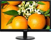  Philips 23.6" 243V5LSB (00/01) Glossy-Black TN LED 5ms 16:9 DVI 10M:1 250cd