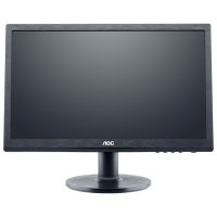 19.5"   AOC e2060SWDU (Black)(LCD, Wide, 1600x900, D-Sub, DVI, USB2.0 Hub)