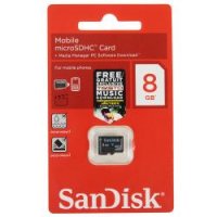   TransFlash 8Gb MicroSDHC class 4 SanDisk