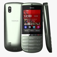   Nokia Asha 300 Silver White