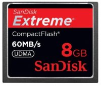 8Gb   CompactFlash (CF) SANDISK Extreme III (SDCFX3-008G-E31)