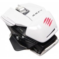  Mad Catz M.M.O.TE Laser Gaming Mouse White 8200dpi (RTL) USB R20-MCB437140001