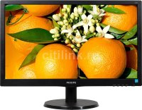  Philips 23" 233V5LSB (10/62) Black TN LED 5ms 16:9 20M:1 250cd