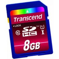   8Gb - Transcend High-Capacity Ultimate Class 10, UHS Class 1 - Secure Digital TS8GSDHC1