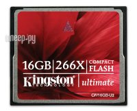   KINGSTON CompactFlash 16Gb Ultimate 266X (CF/16GB-U2)