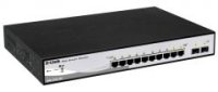  D-Link DGS-1210-10P Gigabit Smart III 8x10/100/1000 PoE ports 2 combo 1000Base-T/MiniGBIC