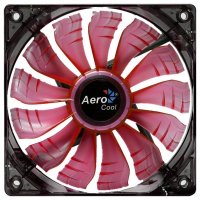 AeroCool Air Force  14  -Red Edition- ( ), 3+4 pin, 62.26 CFM, 1000 RPM, 25.5