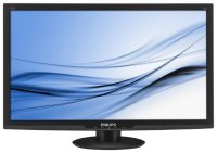  27" Philips 273E3LSB/01 Glossy-Black TN LED 5ms 16:9 DVI HAS 20M:1 300cd