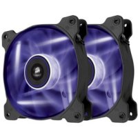  Corsair AF120 Quiet Edition LED Purple Twin Pack [120mm, CO-9050016-PLED]