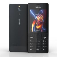   NOKIA 515 DUAL SIM Black (QuadBand, 2.4" 320x240, 3G+BT, 64Mb+microSD, 5Mpx, S4