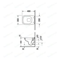 Duravit D-Code   compact . (22110900002)