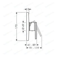    Axor Citterio    ibox Universal (39655000)