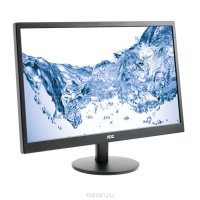  23.6" AOC E2470SWHE Black (LED, LCD, Wide, 1920x1080, 5 ms, 170/160, 250 cd/m, 20M:1, +2xH