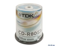  CD-R 80min 700Mb  DK 52  100  Cake Box Printable