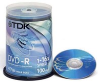  TDK DVD+R 4.7Gb 16x Cake Box Printable (50 ) (T19919-69) (DVD+R47PWWCBED50)