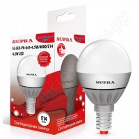   Supra LED SL-LED-PR-G45-4.5W/4000/E14