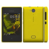  NOKIA Asha 503 DUAL SIM Yellow (QuadBand, 3" 320x240, 3G+BT+WiFi, 4Gb microSD, 5Mpx, Asha 1