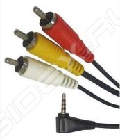  Jack 3.5 mm (m) - 3xRCA (m) 1.8  (Sparks SN1039) ()