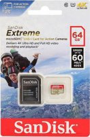   Micro SecureDigital 64Gb SanDisk Extreme for Action camera microSDXC class 10 UHS-1 U3