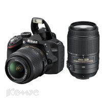    Nikon D3200 Kit AF-S 18-55 DX VR II + 55-300VR