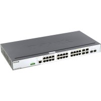  D-Link DGS-3000-26TC/A1A ., 26 , 10 Gigabit Ethernet, 10/100/1000 Eth, 1U,  