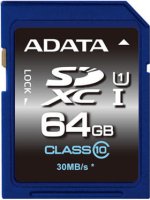   64 Gb A-Data Premier SDXC (ASDX64GUICL10-R) UHS-I, Class 10, Retail