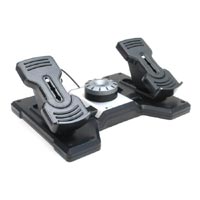   PC Saitek Pro Flight Rudder Pedals Retail, adjustable damping, non-slip materials