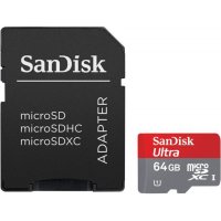   Sandisk Ultra microSDXC 64Gb Class 10 UHS-I + ADP