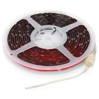    DC 12V, 5 m, 5050 SMD, 36W, IP65, 150SMD, black pcb, red