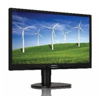  Philips 24" 240B4LPYCS (00/01) Glossy-Black TN LED 5ms 16:10 DVI 20M:1 250cd DisplayPort USB