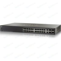 Cisco (SG500-28P-K9-G5)   (24UTP 10/100/1000Mbps PoE + 2Combo 1000BASE-T/SFP) [