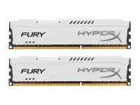   Kingston HyperX Fury White Series PC3-12800 DIMM DDR3 1600MHz CL10 - 16Gb KIT (2x8Gb)