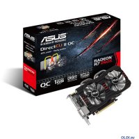  1Gb (PCI-E) ASUS R7260X-DC2OC-1GD5 (R7 260 ) GDDR5, 128 bit, 2*DVI, HDMI, DP, Retail