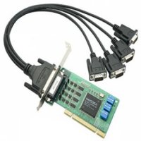 MOXA CP-114EL-DB9M  4 Port PCIe Board, w/ DB9M Cable, RS-232/422/485, LowProfile